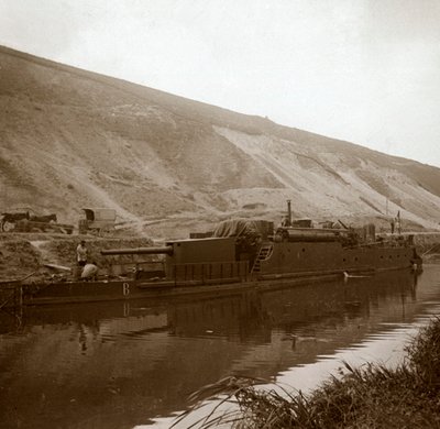 Gunboat, Genicourt, northern France, c1914-c1918 by Unbekannt