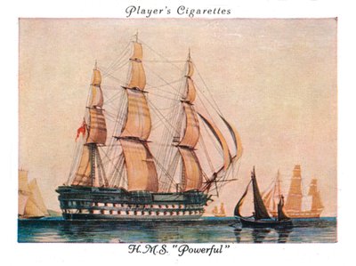 H.M.S. Powerful, 1936 by Unbekannt