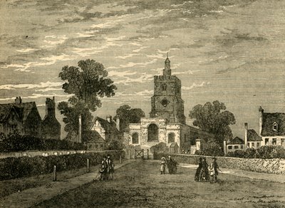 Hackney Church, c1876 by Unbekannt
