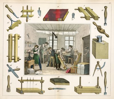 Hand Tools: The bookbinder by Unbekannt
