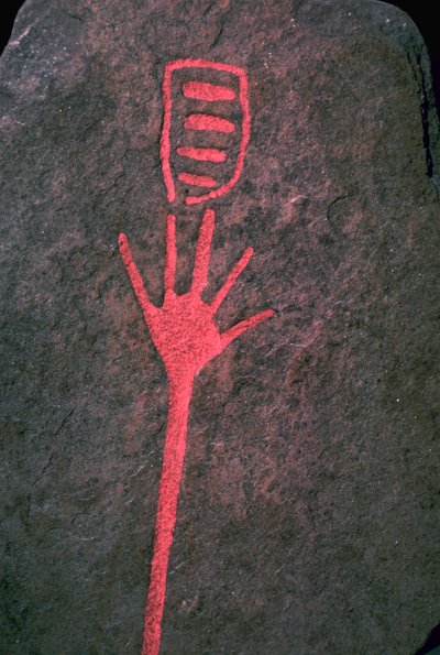 Hand Inscribed on Stone, Bronze Age by Unbekannt