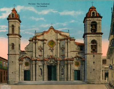 Havana Cathedral, Cuba, c1920 by Unbekannt