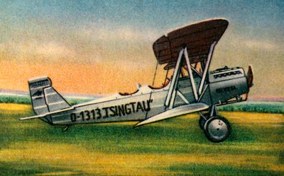 Heinkel HD 24 L Tsingtau Plane by Unbekannt