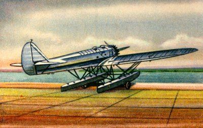 Heinkel He 12 seaplane by Unbekannt