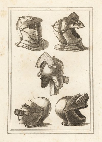 Helmets from the Tower of London by Unbekannt
