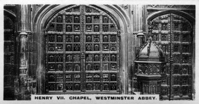 Henry VII Chapel, Westminster Abbey, London, c1920s by Unbekannt