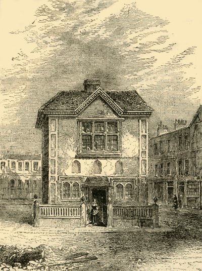 Hickss Hall about 1750, c1872 by Unbekannt