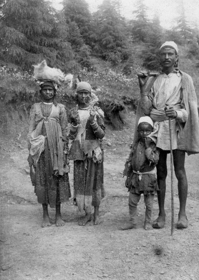 Hill Tribe People, Chakrata by Unbekannt