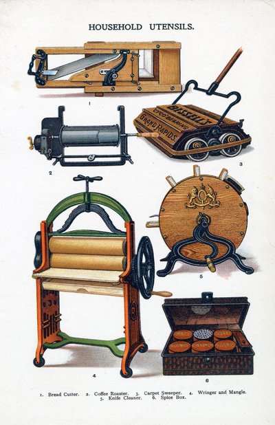 Household utensils by Unbekannt