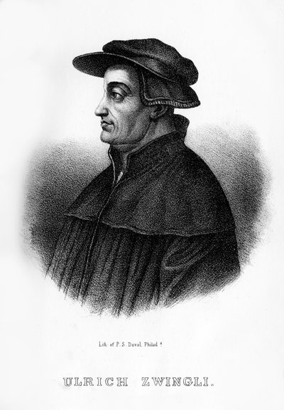 Huldrych Zwingli, Swiss theologian by Unbekannt