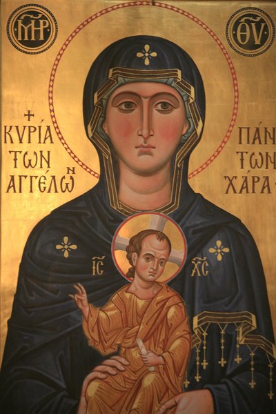 Icon, Saint-Antoine-le-Grand Orthodox Church, Saint-Laurent-en-Royans, France by Unbekannt