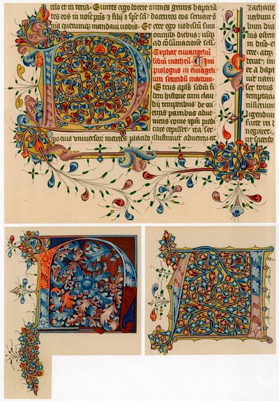 Illuminated Initial Letters by Unbekannt