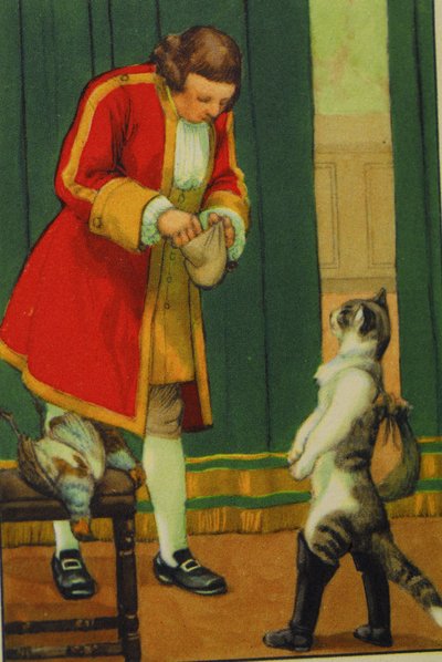 Illustration of The Boot Cat by Perrault by Unbekannt