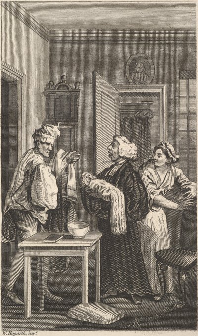 Illustration to Tristram Shandy, Volume 4 by Unbekannt