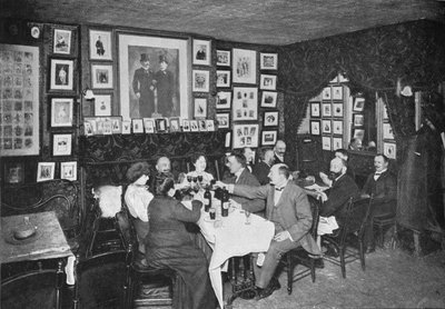 In the Artistes Club, London by Unbekannt