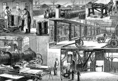 In the Royal Arsenal, Woolwich, c1880 by Unbekannt