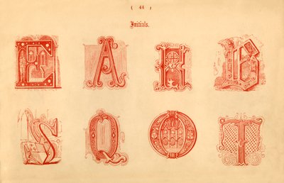 Initials by Unbekannt