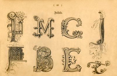 Initials by Unbekannt