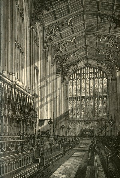 Interior of the Chapel, 1875, 1911 by Unbekannt