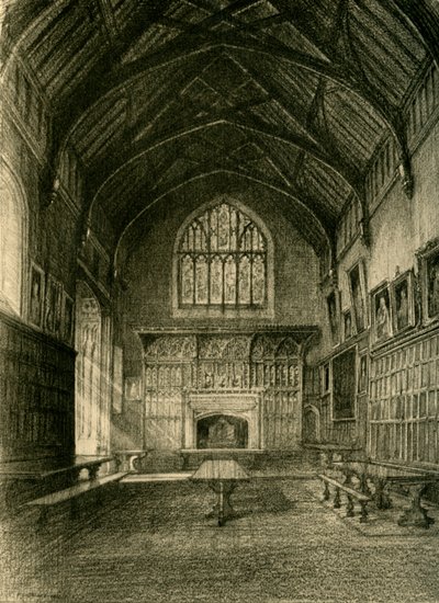 Interior of the Hall by Unbekannt