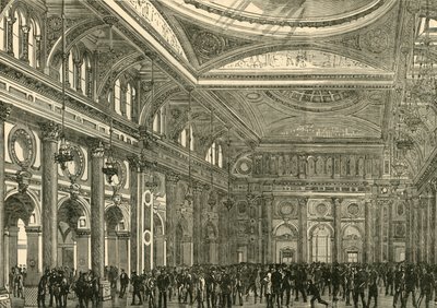 Interior of the Royal Exchange by Unbekannt