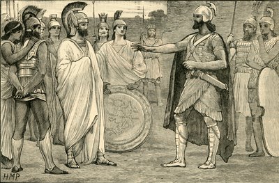 Interview Between Agesilaus and Pharnabazus, 1890 by Unbekannt