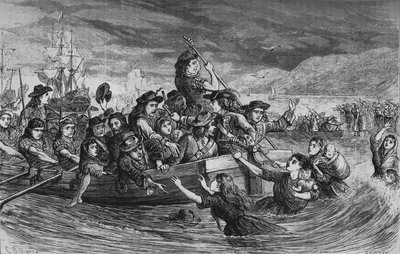 Irish Troops Leaving Limerick, 1692 by Unbekannt