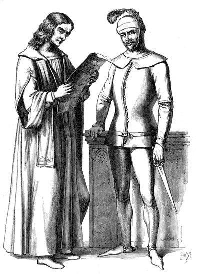 Italian costumes of the 15th century by Unbekannt