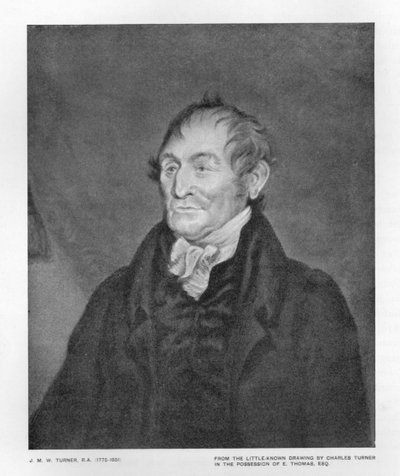 J.M.W. Turner, R.A. 1775-1851 by Unbekannt