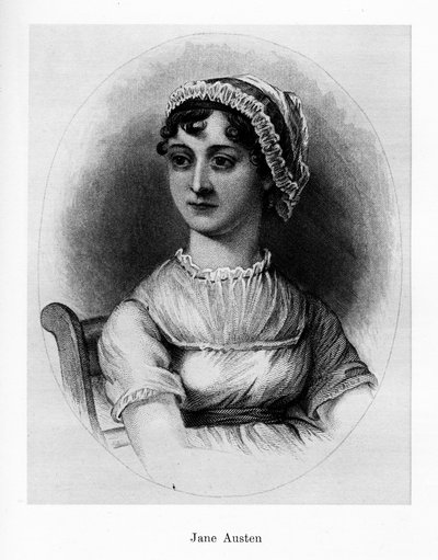 Jane Austen, English novelist, 19th century by Unbekannt