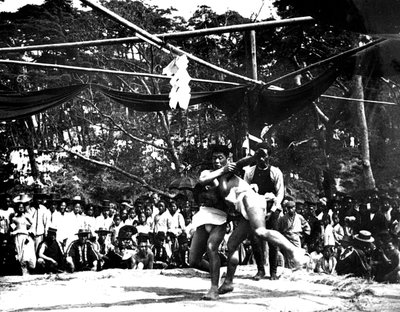 Japanese sumo wrestling, Korea by Unbekannt