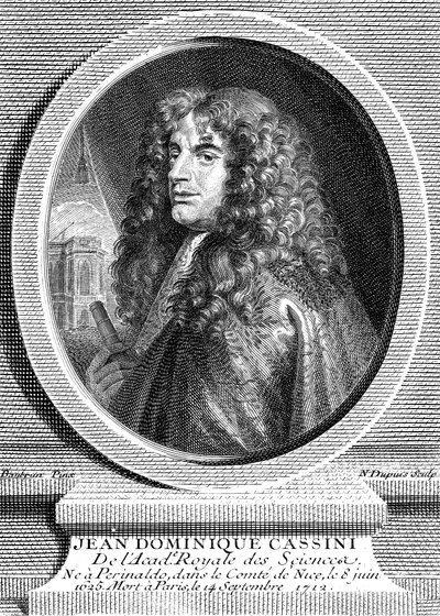 Jean-Dominique Cassini, Italian-born French astronomer by Unbekannt