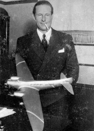 Jean Mermoz, French Pilot by Unbekannt