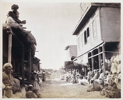 Jellallabad, Main Street, c 1878 by Unbekannt