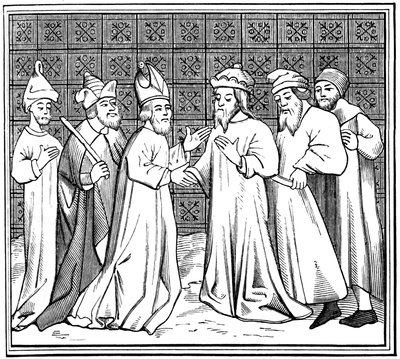 Jewish Conspiracy in France, 15th Century by Unbekannt