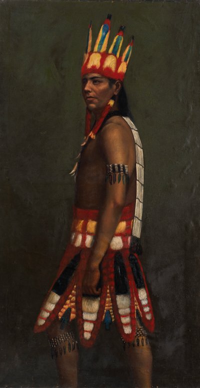 Jivaro Indian by Unbekannt