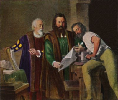 Johann Gutenberg 1400-1468 by Unbekannt