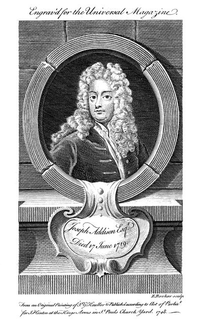 Joseph Addison, English Politician and Writer by Unbekannt