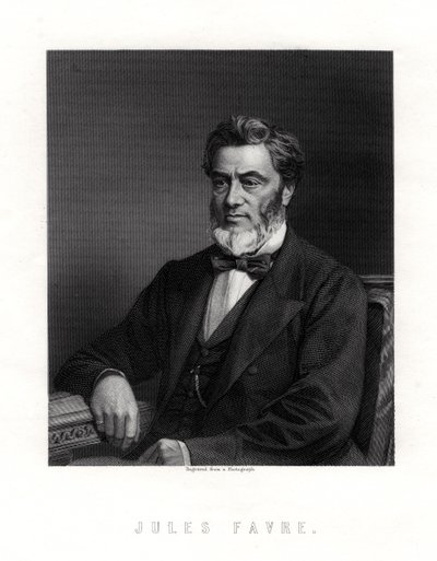 Jules Claude Gabriel Favre, French statesman by Unbekannt