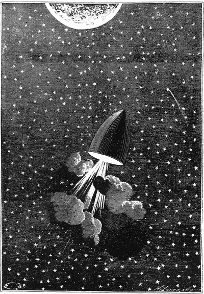 Jules Verne 1828-1905, Around the Moon by Unbekannt