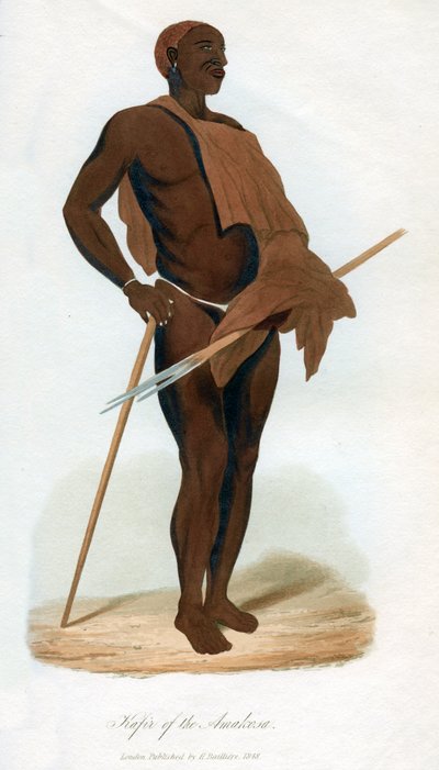 Kafir of the Amakosa, 1848 by Unbekannt