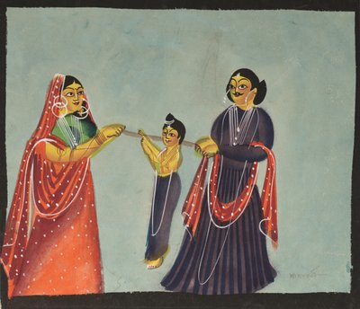 Kalighat Painting by Unbekannt