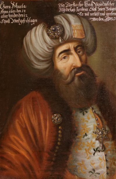Kara Mustafa Pasha, Ottoman Grand Vizier, c. 1683 by Unbekannt