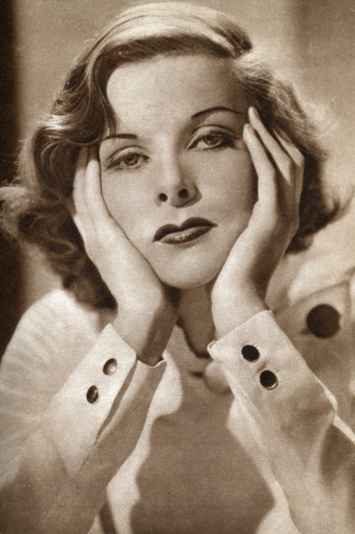 Katharine Hepburn, American Actress by Unbekannt