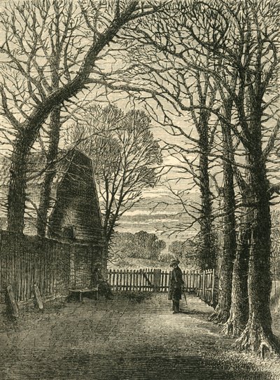 Keats Seat, Old Well Walk, c. 1818, c. 1876 by Unbekannt