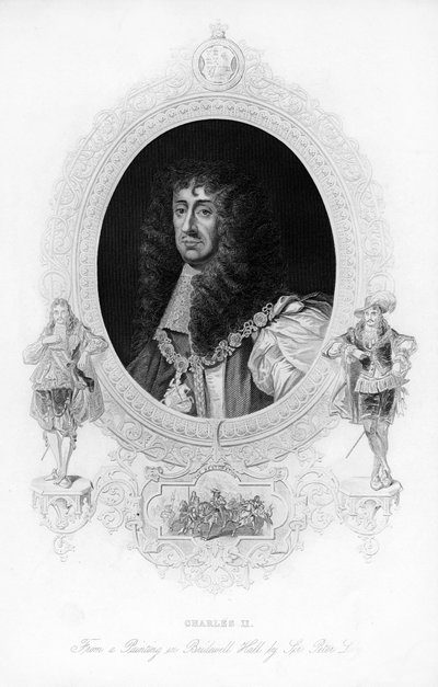 King Charles II, The Merry Monarch, c1850 by Unbekannt