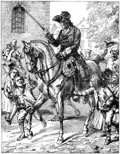 King Frederick II of Prussia 1712-1786 by Unbekannt