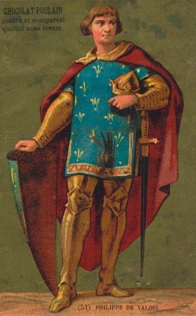 King Philip VI 1293-1350, King of France by Unbekannt