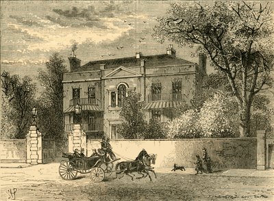 Kingston House, Knightsbridge, c1876 by Unbekannt