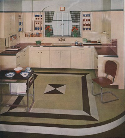 Kitchen Designed by George Sakier by Unbekannt